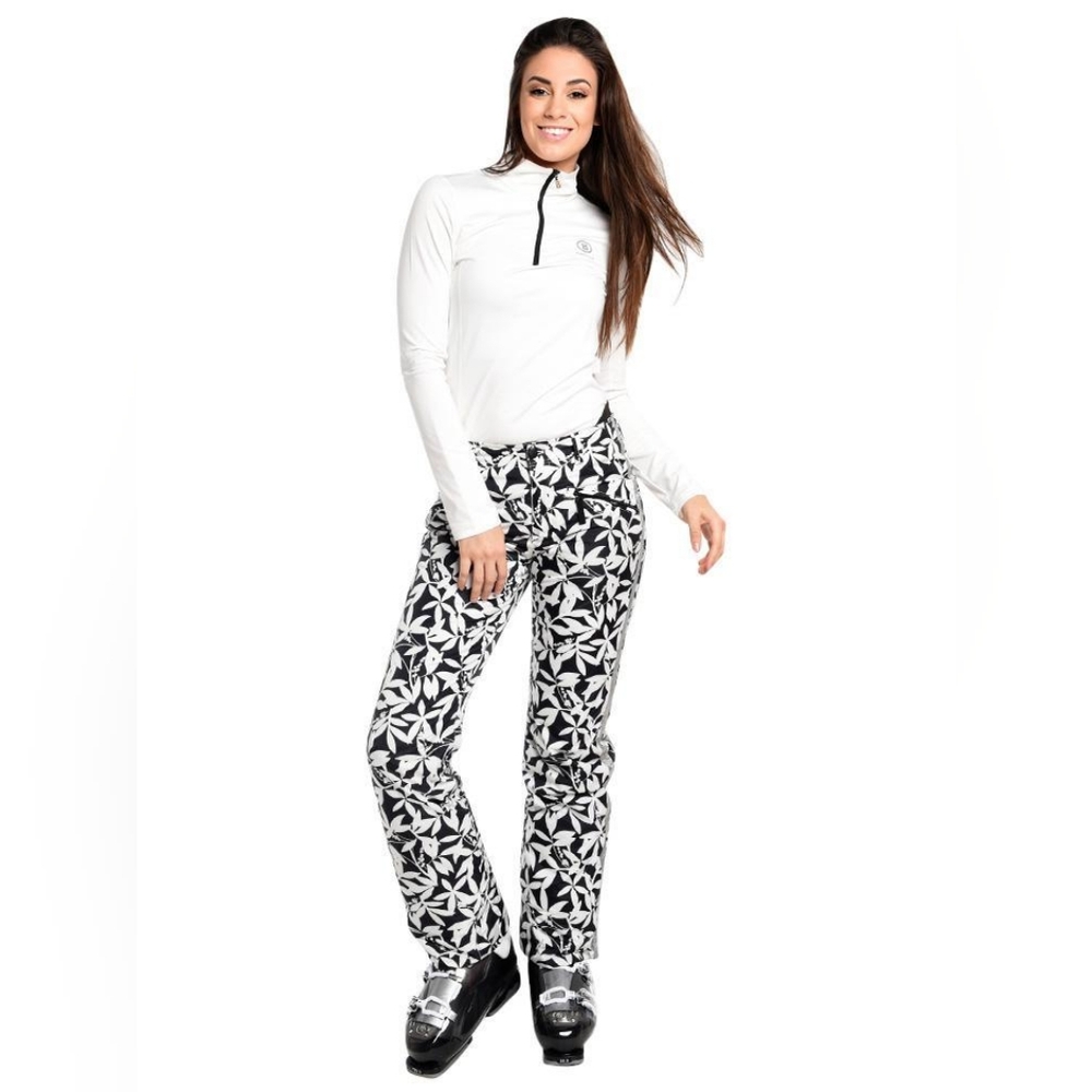 Bogner Ski Pants Stylish Black and White Boot Cut